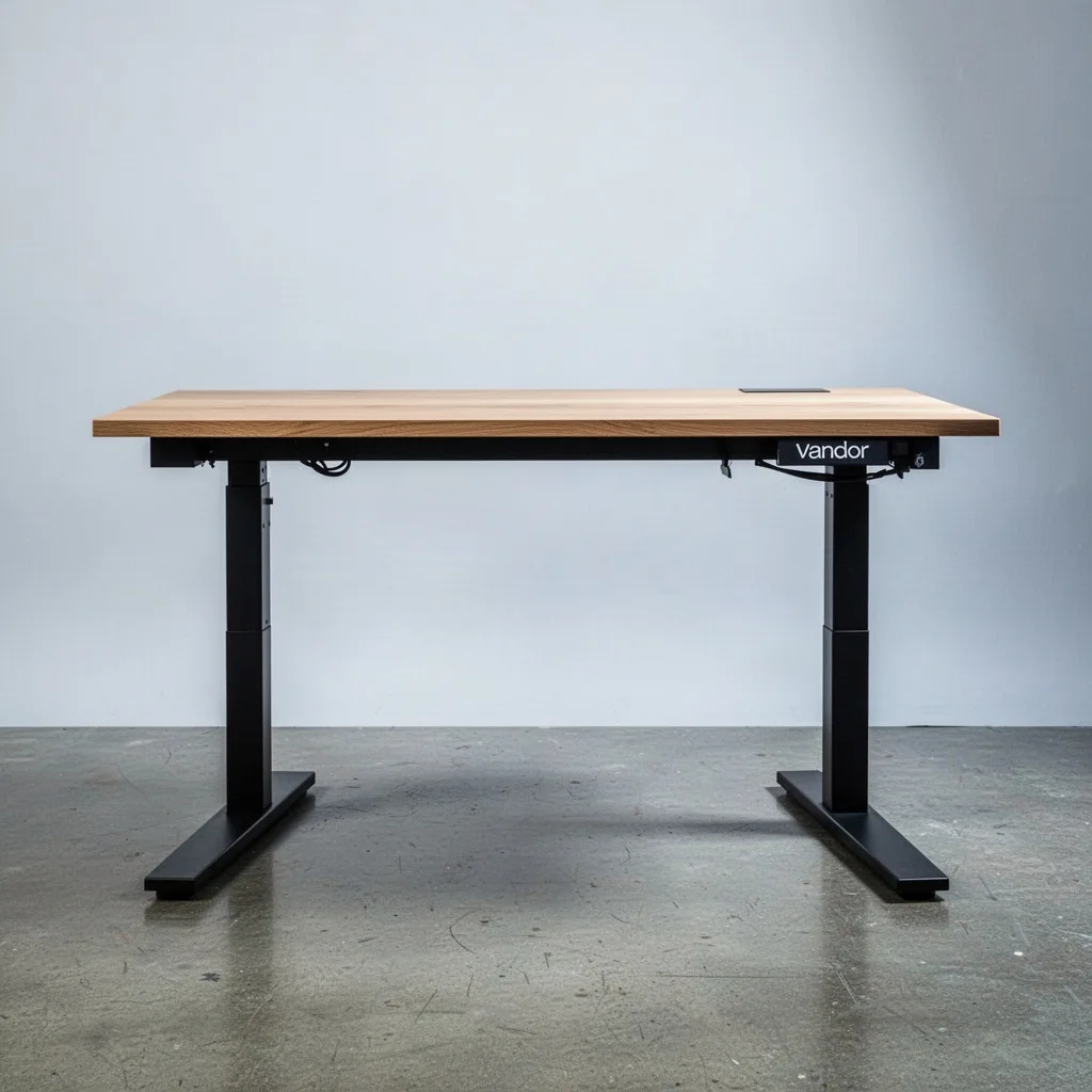 Vandor Apex Solid Oak Workstation